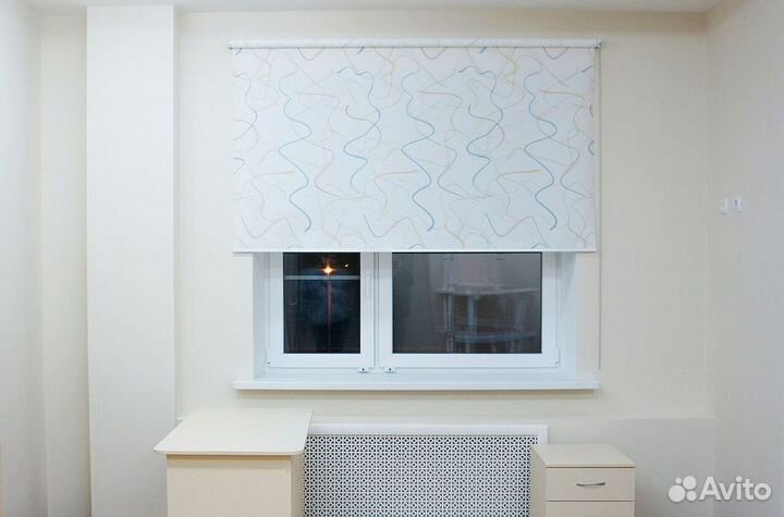 Рулонные шторы однотонные