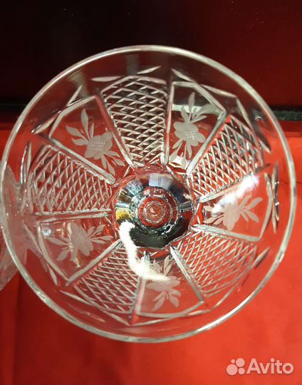 Рюмки, бокалы, фужеры хрусталь СССР