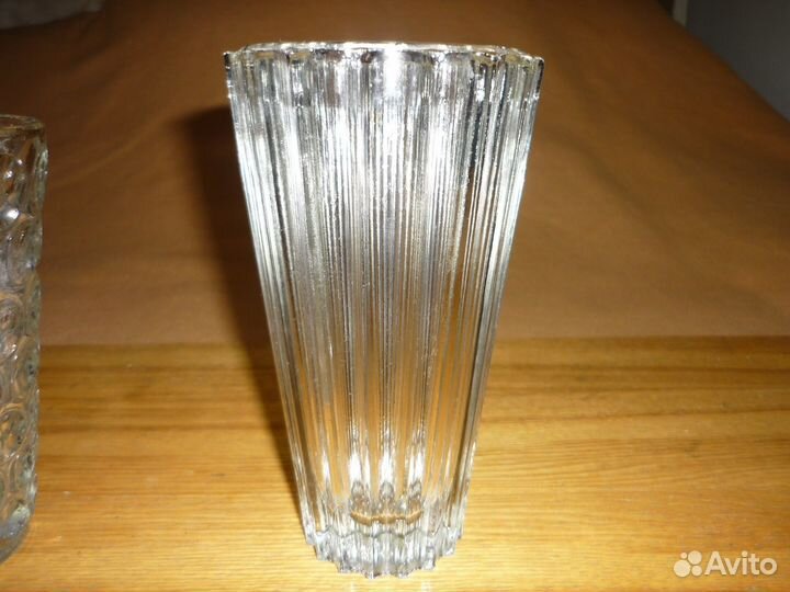Ваза под цветы хрусталь стекло СССР