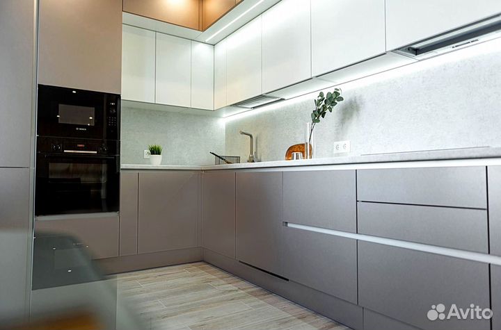 Современная кухня на заказ мдф фасады