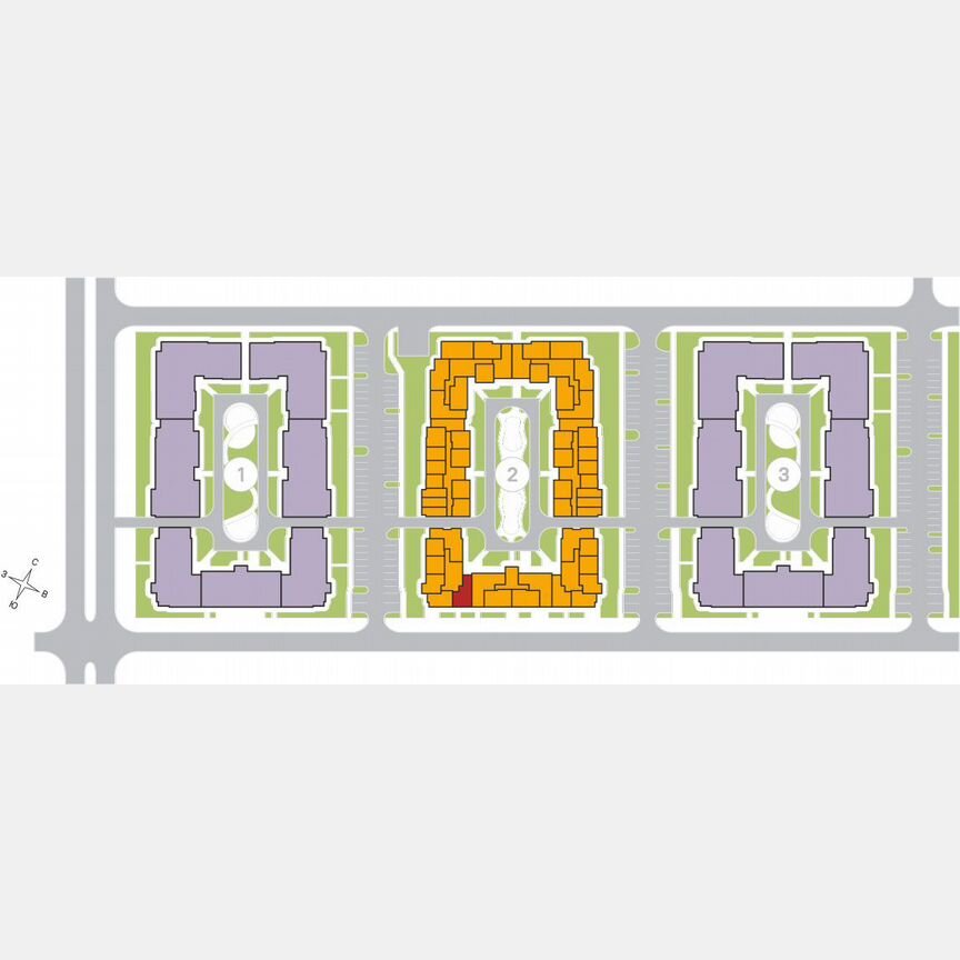2-к. квартира, 53,7 м², 2/4 эт.