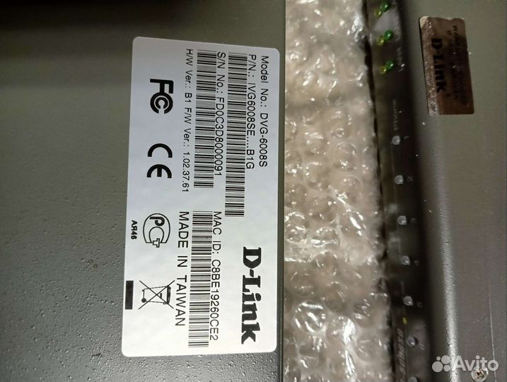 Шлюз D-Link DVG-6008SG