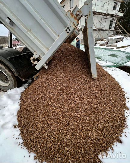 Щебень известковый на подушку