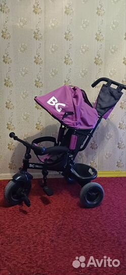 Велосипед коляска с ручкой