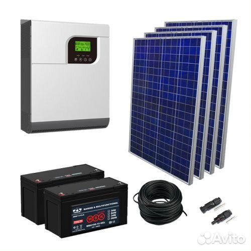 Солнечная электростанция 4.2 кВт*ч в сутки ECO GEL