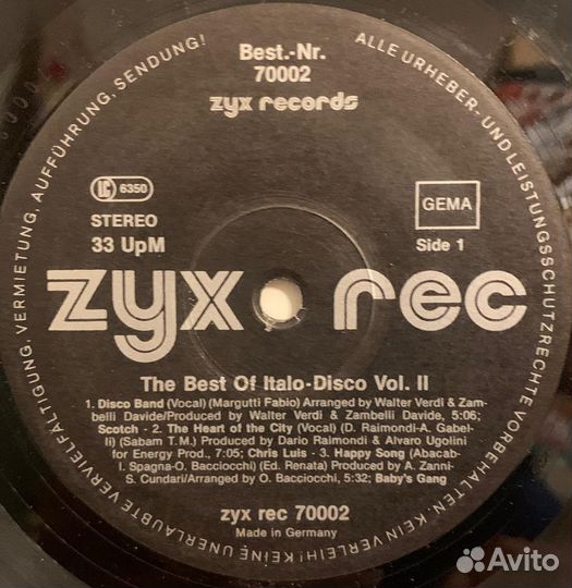 The Best Of Italo-Disco (1984) - Vol.2 - 3LP