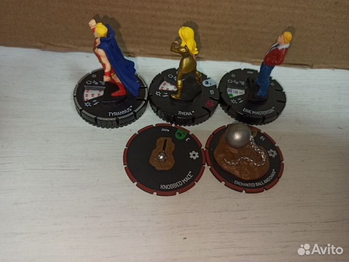 5 фигурок Marvel HeroClix лот#4