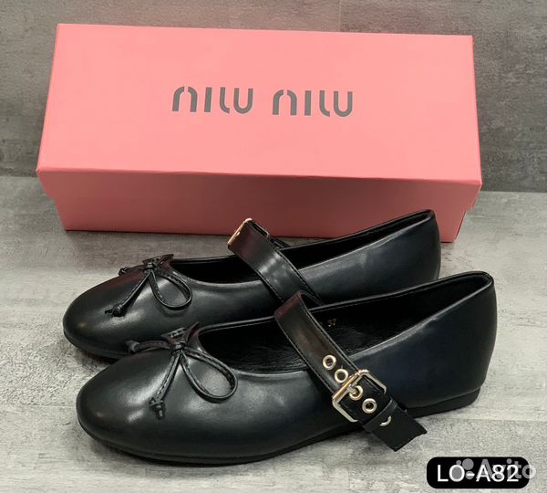 Балетки miumiu