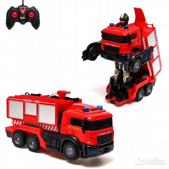 Робот радиоуправляемый «Пожарная машина»