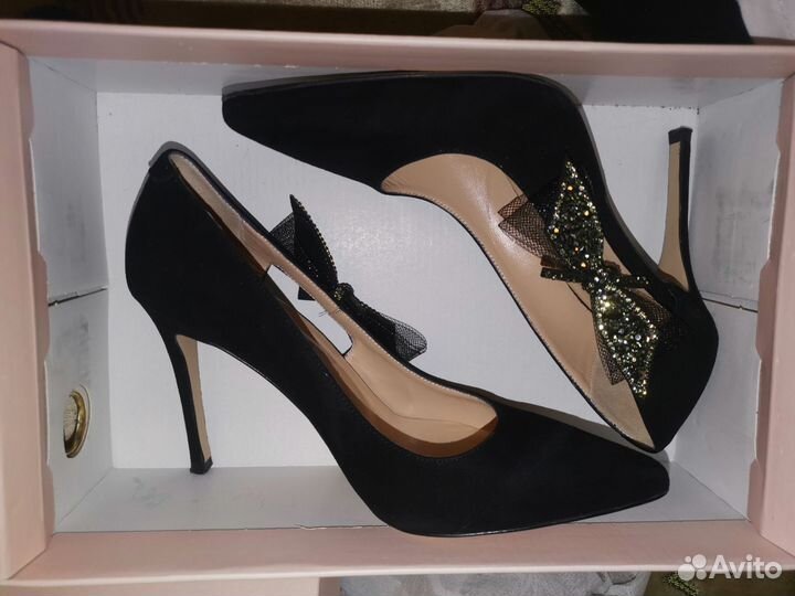 Туфли женские 35 размер черные