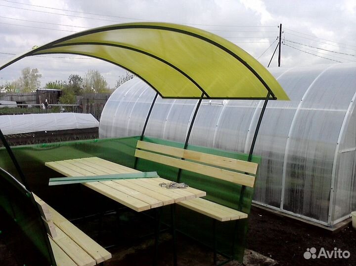 Монолитный профилированный поликарбонат