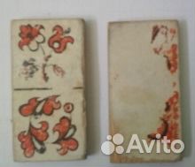 Старинное деревянное домино