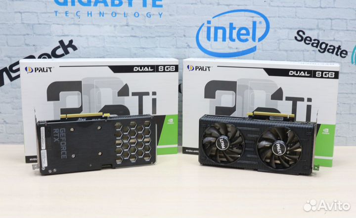 Видеокарта Palit dual 3060Ti 8Gb 256 Bit