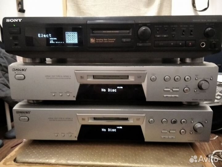 Минидисковые деки sony