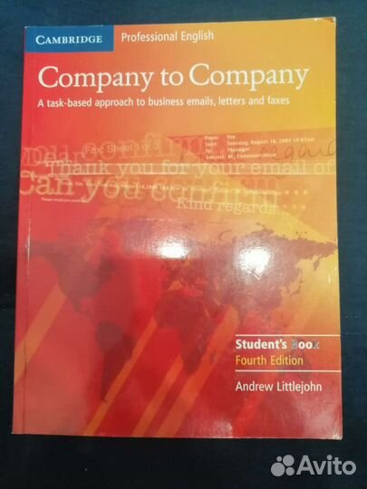 Company to Company. Student's Book
