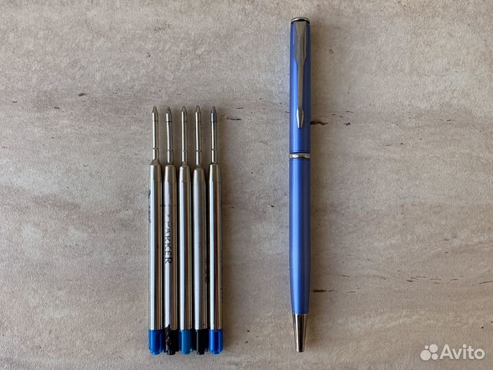 Ручка шариковая Parker Insignia K148 SatinLiteBlue