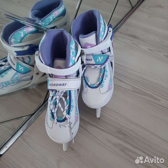 Коньки nordway 29-31 в идеальном состоянии