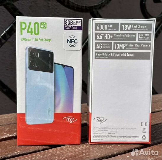 Новый Itel P40 4/128Gb 6000мАч,NFC