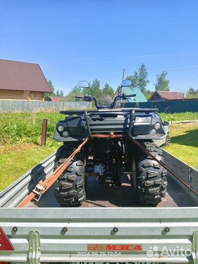 Квадроцикл с прицепом мзса