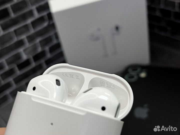 Airpods 2 беспроводные наушники