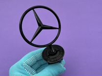 Прицел на капот Mercedes-Benz эмблема черная