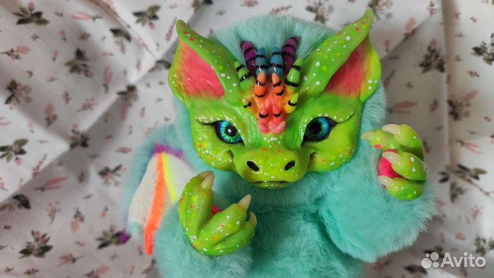Игрушка плюшевая на заказ ручной работы дракон