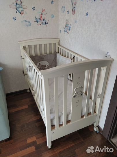 Кроватка и комод детские Erbesi (Италия)