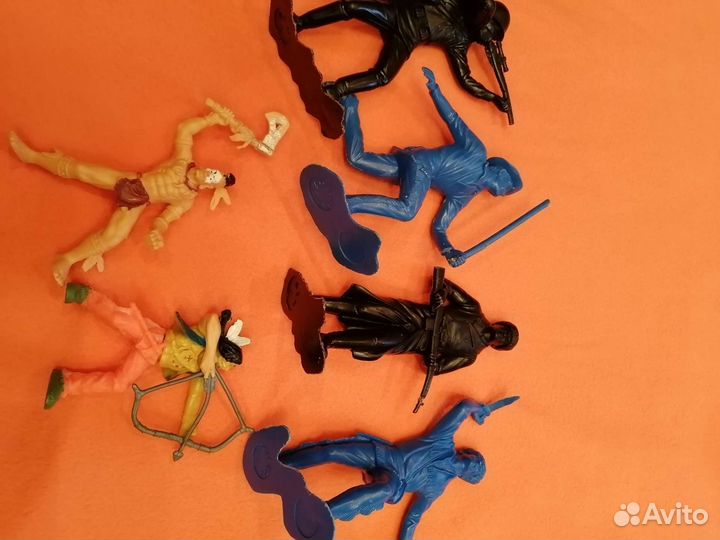 Игрушки детские воины индейцы