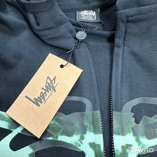 Зип худи Stussy Rib Cage