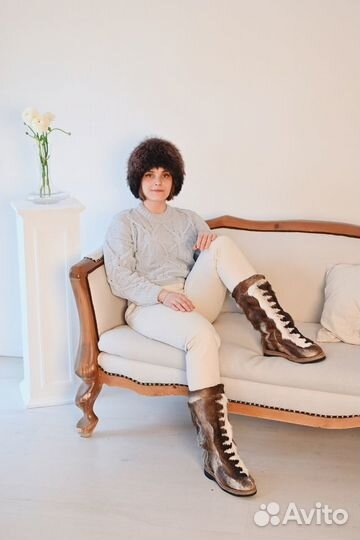 Унты женские и мужские (камус) пошив