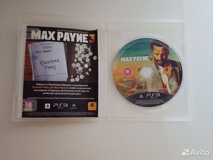 Max Payne 3 ps3 диск игра