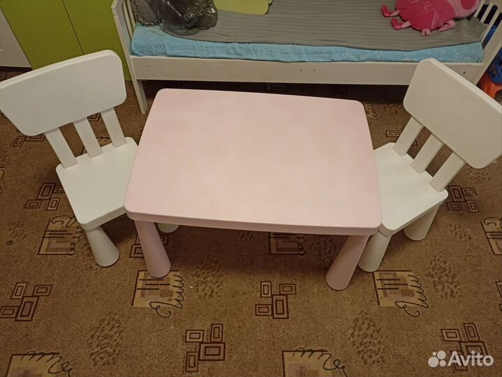 Стол и стул IKEA разбирается