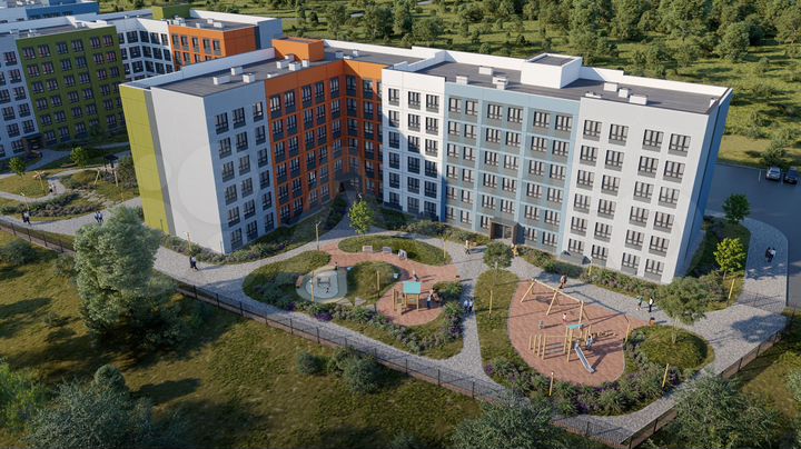 2-к. квартира, 50,8 м², 1/6 эт.