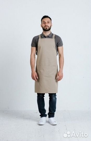 Китель поварской мужской черный