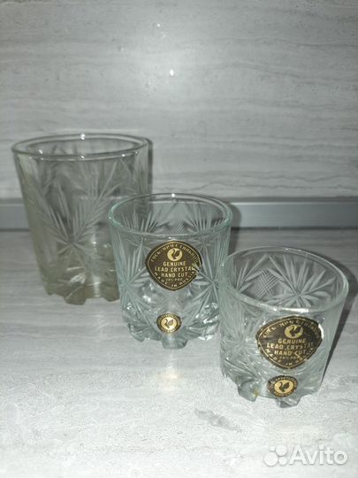 Хрустальные бокалы набор