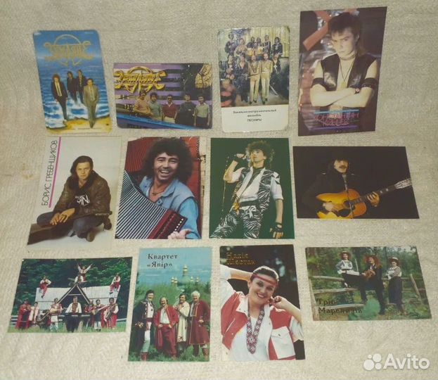 Календарики Певцы и композиторы