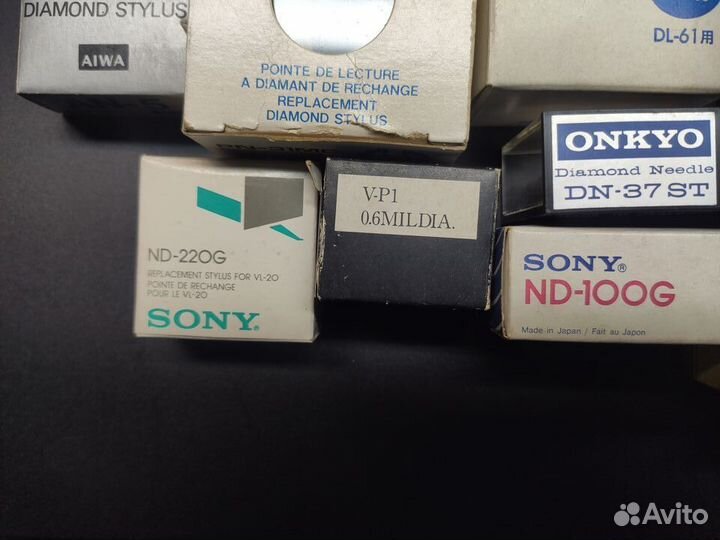 Иглы вставки для виниловых проигрывателей