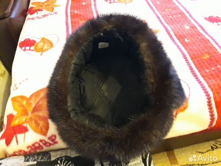 Шапка ушанка норковая 57рр