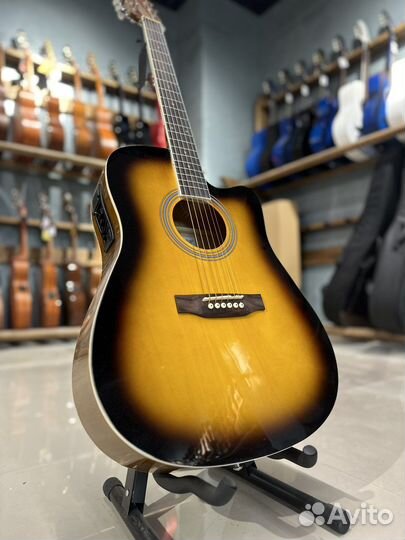 Электроакустическая гитара Fabio FAW-701VS CEQ