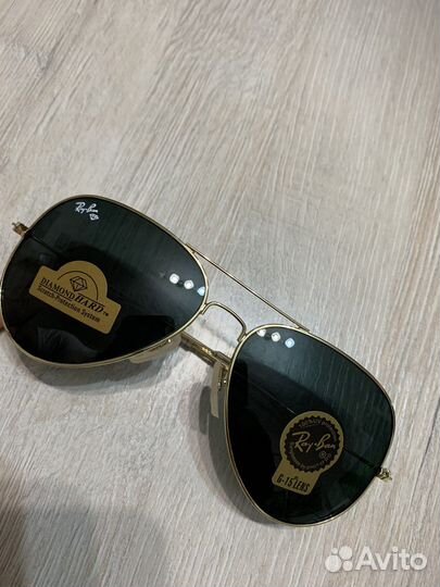 Солнцезащитные очки Ray Ban Aviator Gold