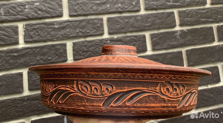 Горшок керамический, сковорода