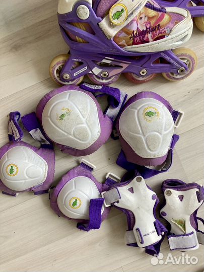 Роликовые коньки детские раздвижные 26-31