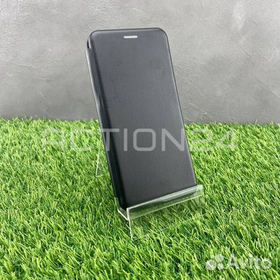 Чехол книжка Xiaomi Redmi Note 12 4G (черный)