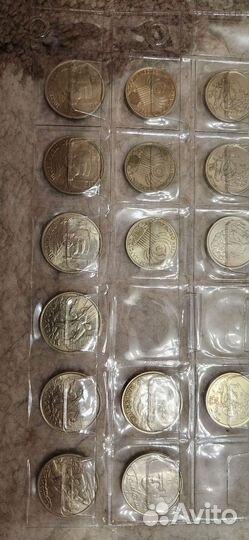 Монеты 1 и 2рубля пушкин, снг, города герои