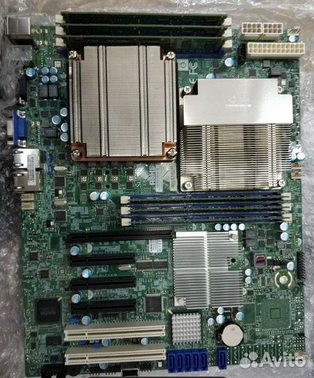 Мат плата Supermicro X8DTL-i +2CPU*4core +16Gb Ram