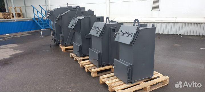 Котел твердотопливный