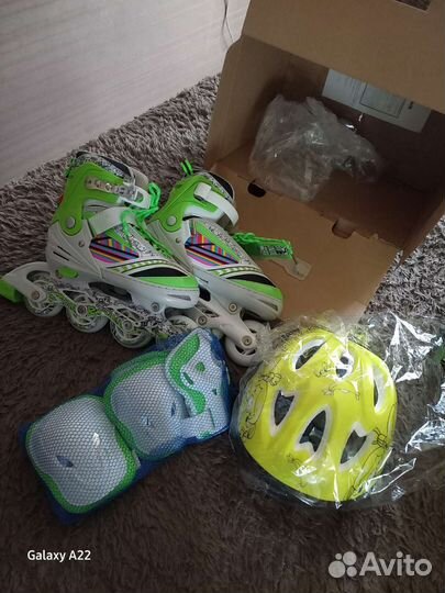 Роликовые коньки детские раздвижные