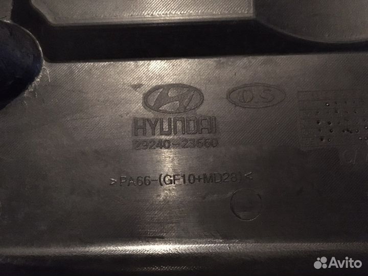 Декоративная крышка двигателя Hyundai Sonata