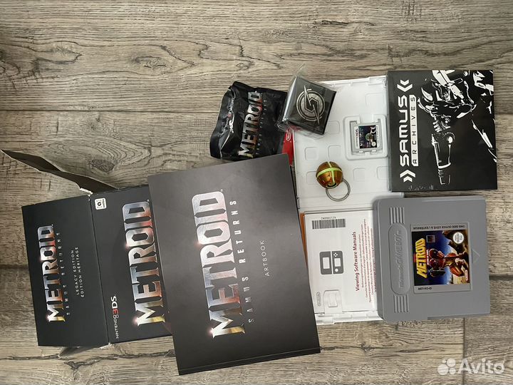 Картридж nintendo metroid