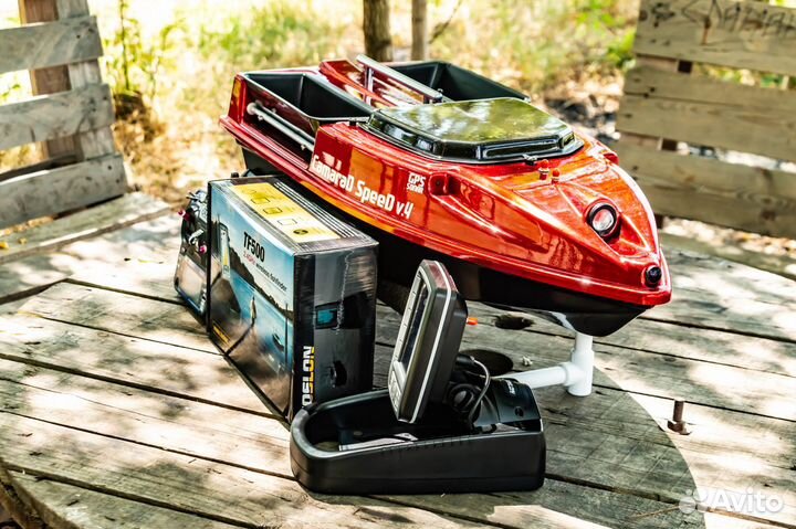 Карповый кораблик,камера,эхолот Toslon TF500,сброс